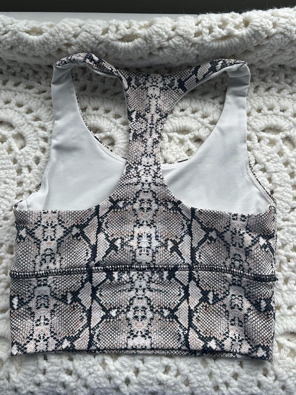 DYI Snake Print Sports Bra - Picture 2 of 3